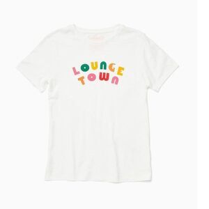ban.do Lounge Town 100% Cotton Slub Jersey Tee NWT